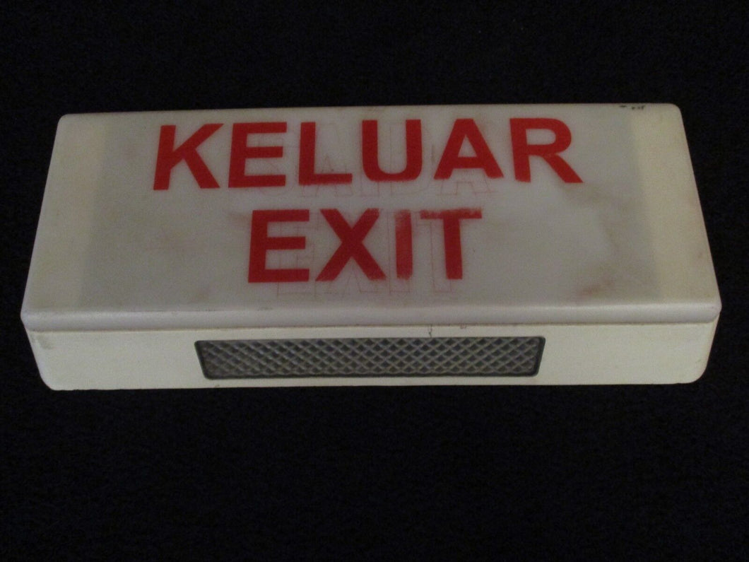 Emergency Exit Light Cover from a Retired Boeing Aircraft